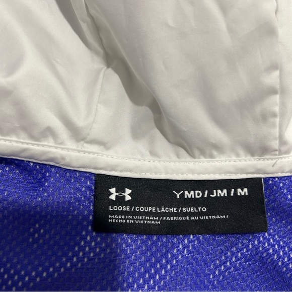 Girl's Youth Size Medium White Hooded Under Armour Jacket - Picture 4 of 8